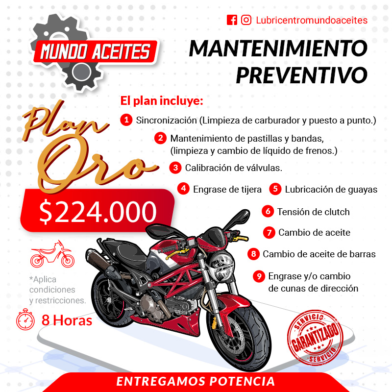 mantenimiento oro